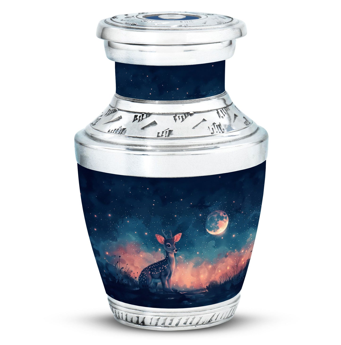 Personalized Deer Cremation Urn for Human Ashes - 10-inch, 200 cu in - Yatskia