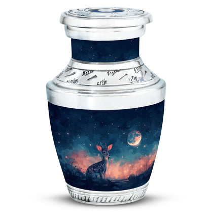 Personalized Deer Cremation Urn for Human Ashes - 10-inch, 200 cu in - Yatskia