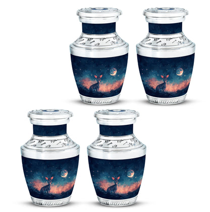 Personalized Deer Cremation Urn for Human Ashes - 10-inch, 200 cu in - Yatskia