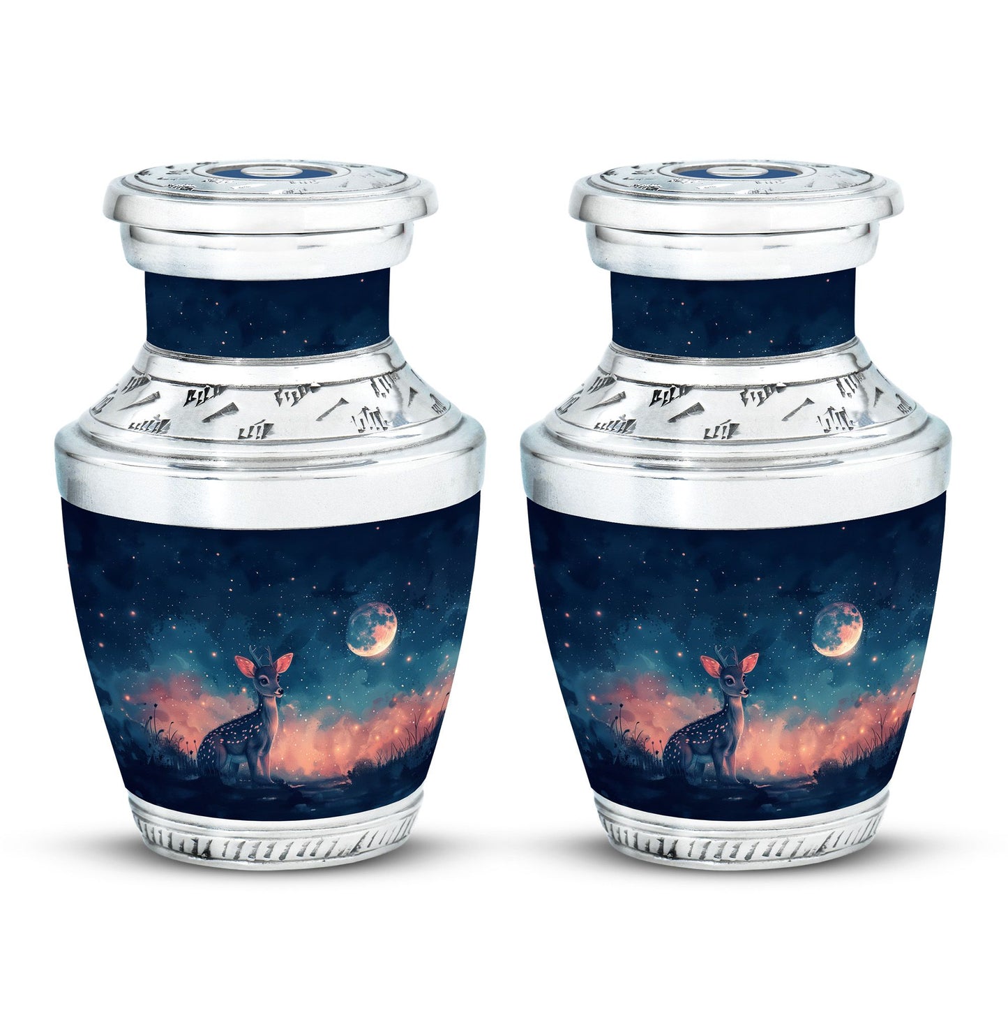 Personalized Deer Cremation Urn for Human Ashes - 10-inch, 200 cu in - Yatskia