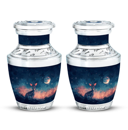 Personalized Deer Cremation Urn for Human Ashes - 10-inch, 200 cu in - Yatskia