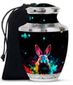 Colorful Rabbit Cremation Urn for Human Ashes - Urn for Mom and Dad
