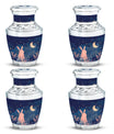Starry Night Rabbit Cremation Urns For Human Ashes - Urns For Burial