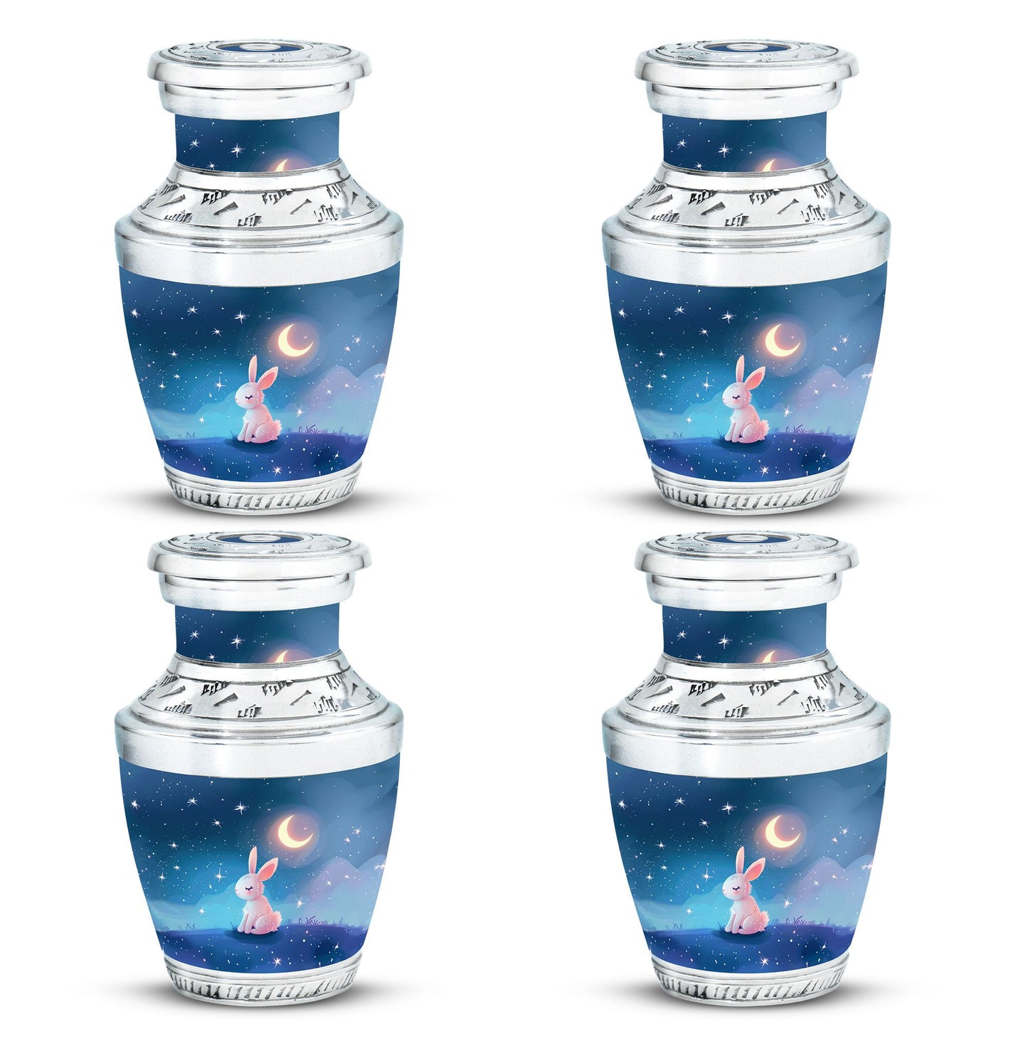 Personalized Rabbit Cremation Urn for Pet Ashes - 10-inch, 200 cu in - Yatskia