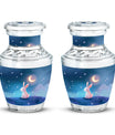 Moonlit Bunny Cremation Urns For Human Ashes - Rabbit Urn for Mom & Dad