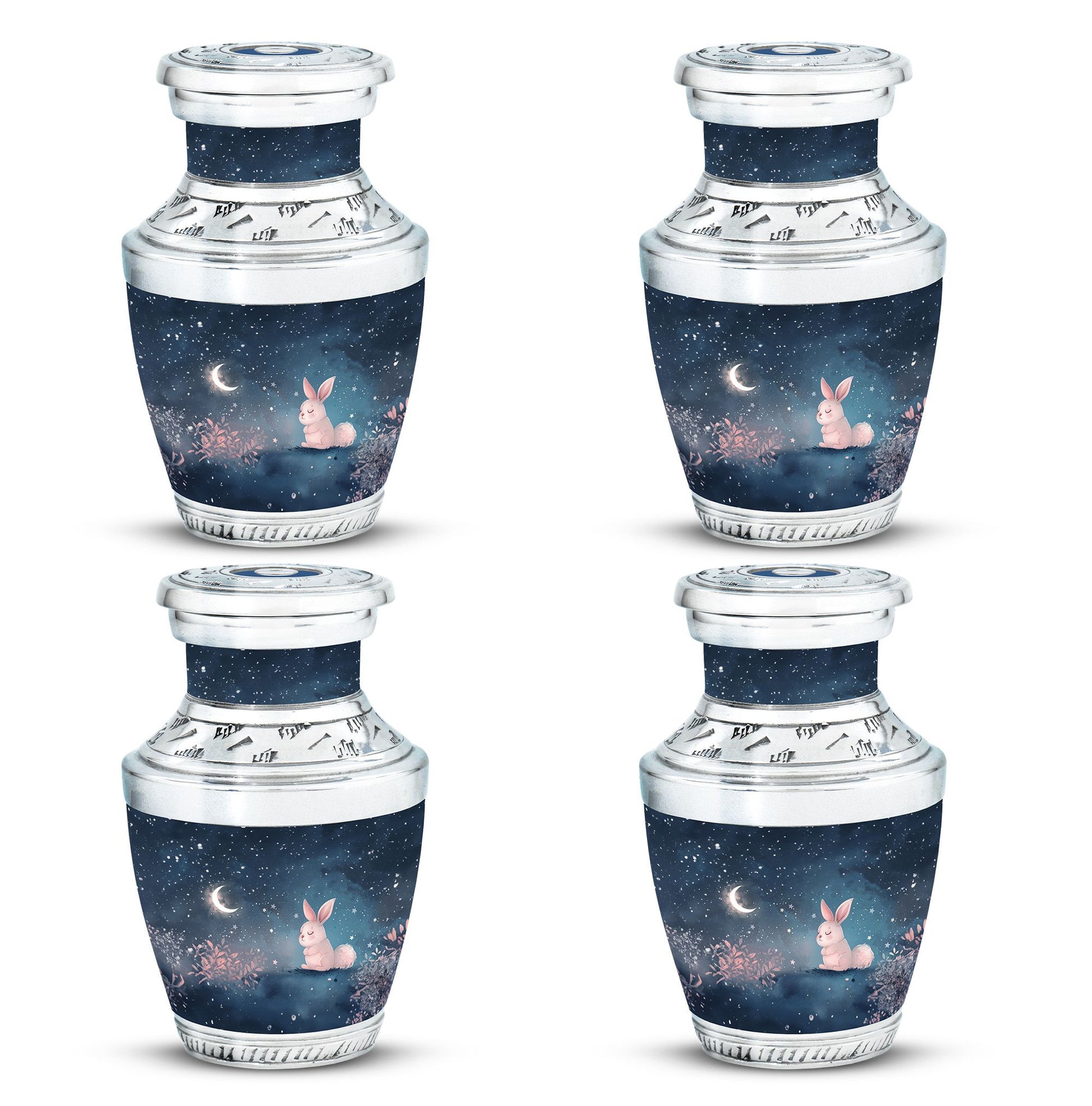 Night Bunny & Stars Urn - Urns For Human Ashes Women