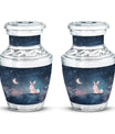 Night Bunny & Stars Urn - Urns For Human Ashes Women