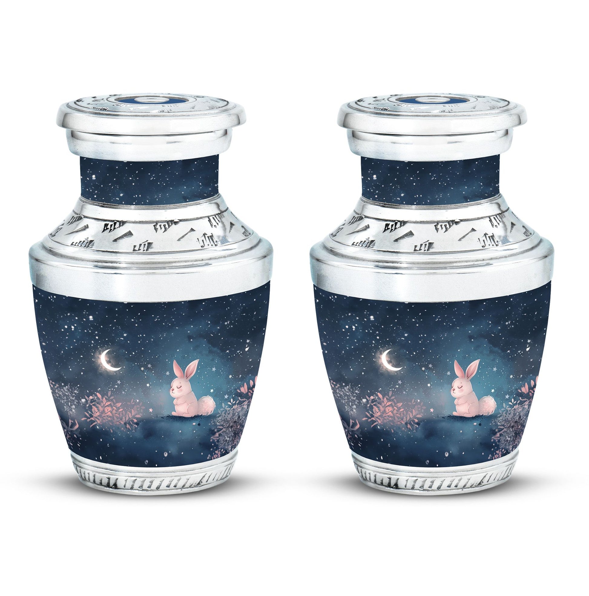 Night Bunny & Stars Urn - Urns For Human Ashes Women