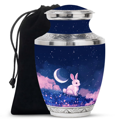 Personalized Galaxy Cremation Urn for Human Ashes - 10-inch, 200 cu in - Yatskia
