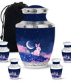 Bunny Night Moon Urn - Decorative Unique Urns For Ashes