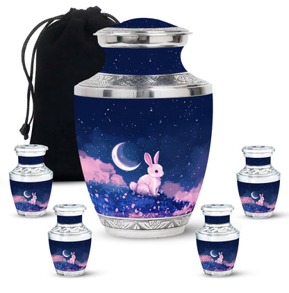 Personalized Galaxy Cremation Urn for Human Ashes - 10-inch, 200 cu in - Yatskia