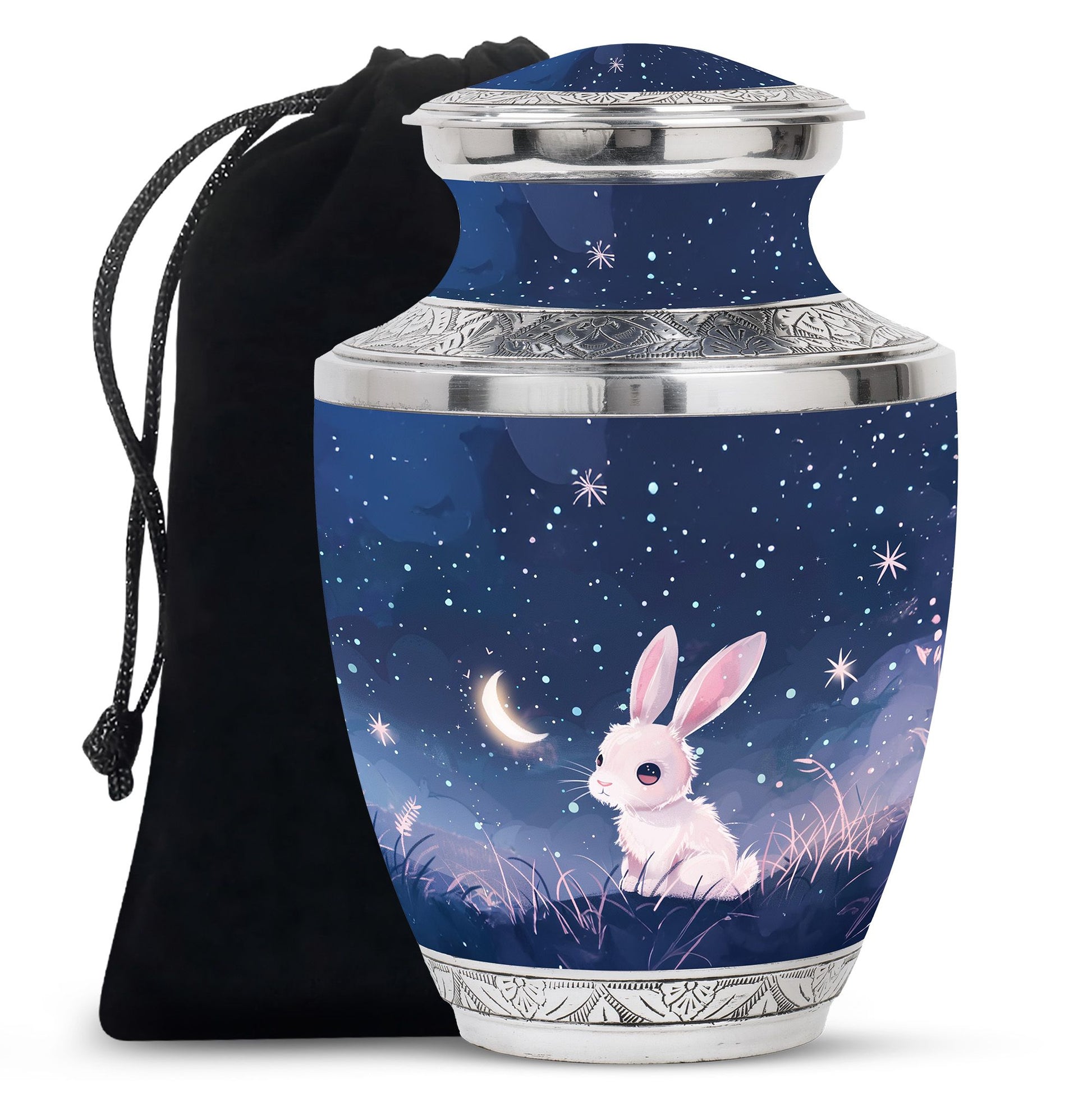 Night Bunny Cremation Urn - Pet Urns For Bunny Ashes