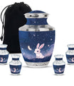 Night Bunny Cremation Urn - Pet Urns For Bunny Ashes