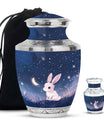 Night Bunny Cremation Urn - Pet Urns For Bunny Ashes