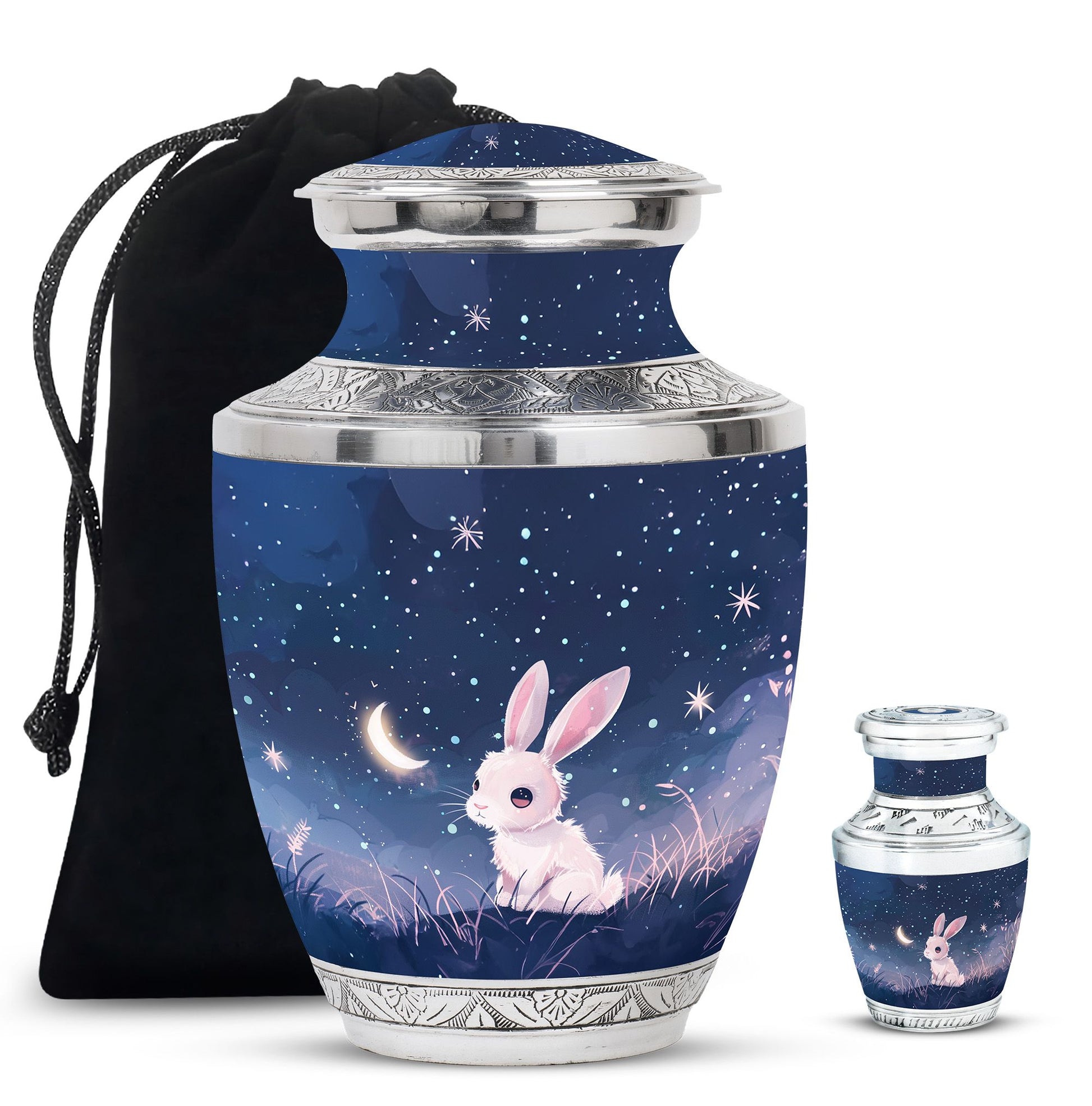 Night Bunny Cremation Urn - Pet Urns For Bunny Ashes