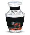 Black Wolf Burial Urn - Urns For Human Ashes Adult Male