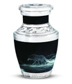 Blue Wolf Cremation Urn for Human Ashes - Memorial Urn for Adults