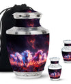 Galloping Horses Cremation Urn for Human Ashes - Urn Keepsake Set