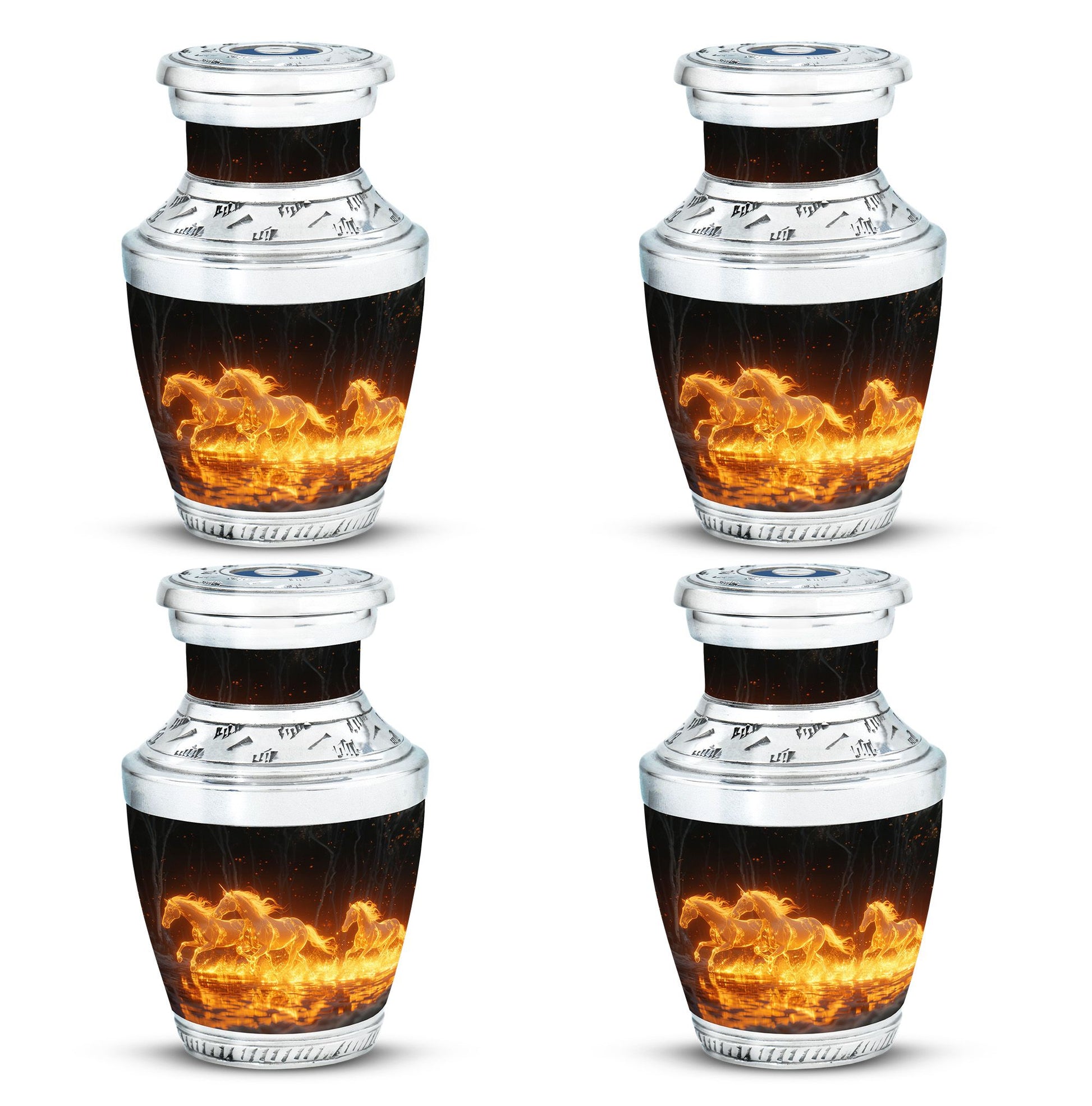 Luminous Ember Gallop Horse Cremation Urns For Human Ashes - Large Urn Mom