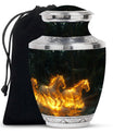 Fiery River Steeds Horse Cremation Urn For Human Ashes - Funeral Urns