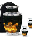 Fiery River Steeds Horse Cremation Urn For Human Ashes - Funeral Urns