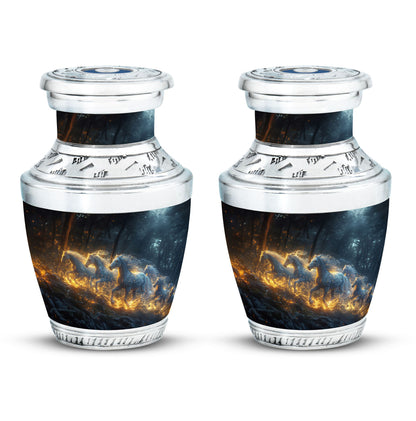 Personalized Horse Cremation Urn for Human Ashes - 10-inch, 200 cu in - Yatskia