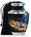 Galloping Horses Cremation Urn For Human Ashes - Urns For Adult Male