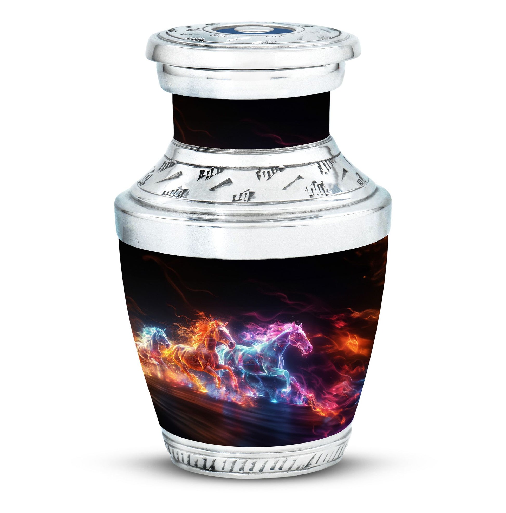 Running Horses Cremation Urns For Human Ashes - Burial Urns For Adult