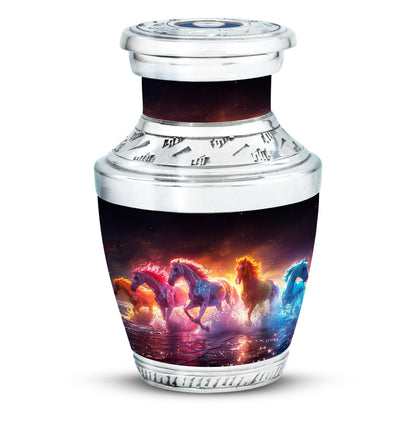 Personalized Horse Cremation Urn for Human Ashes - 10-inch, 200 cu in - Yatskia