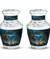 Blue Elephant Cremation Urn for Human Ashes - Cremation Urns For Adults