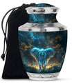 Blue Elephant Cremation Urn for Human Ashes - Cremation Urns For Adults