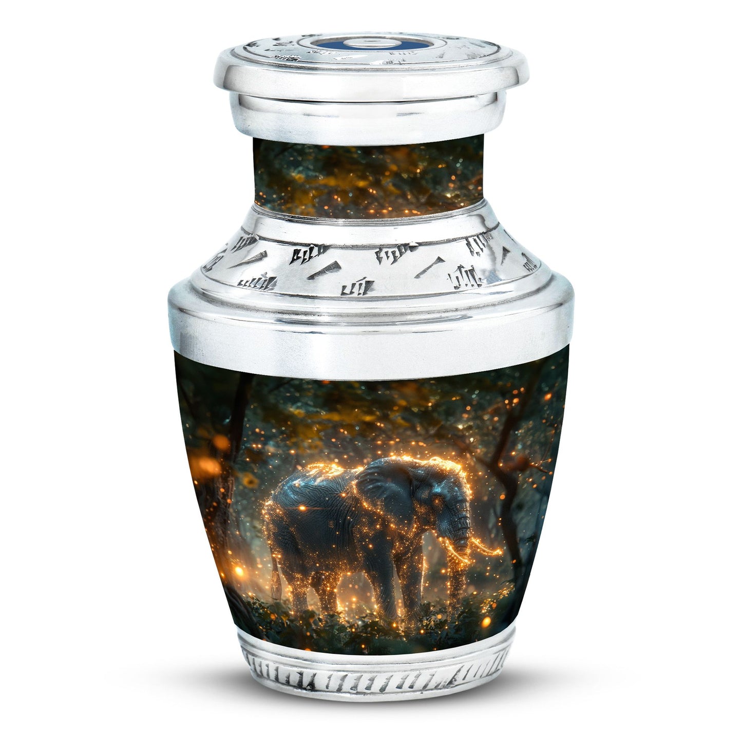 Personalized Elephant Cremation Urn for Men and Women - 10-inch, 200 cu in - Yatskia