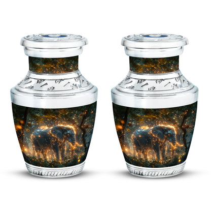 Personalized Elephant Cremation Urn for Men and Women - 10-inch, 200 cu in - Yatskia