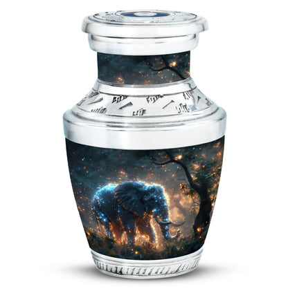 Personalized Elephant Cremation Urn for Men & Women - 10-inch, 200 cu in - Yatskia
