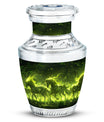 Majestic Green Unicorn Cremation Urn - Urns For Women Ashes