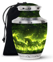 Majestic Green Unicorn Cremation Urn - Urns For Women Ashes