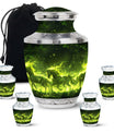 Majestic Green Unicorn Cremation Urn - Urns For Women Ashes