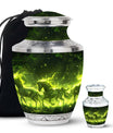 Majestic Green Unicorn Cremation Urn - Urns For Women Ashes
