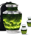 Majestic Green Unicorn Cremation Urn - Urns For Women Ashes