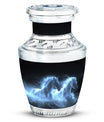 White Horse Cremation Urn - Adult Urns For Human Ashes Women