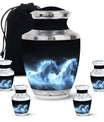 White Horse Cremation Urn - Adult Urns For Human Ashes Women