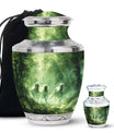 Unicorn In Forest Urn - Large Urn For Ashes For Women