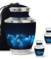 Horse Urn with Glowing Spirit Horses - Adult Large Urns