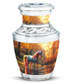 Autumn Magic Horse Cremation Urns For Human Ashes - Funeral Urns For Adult