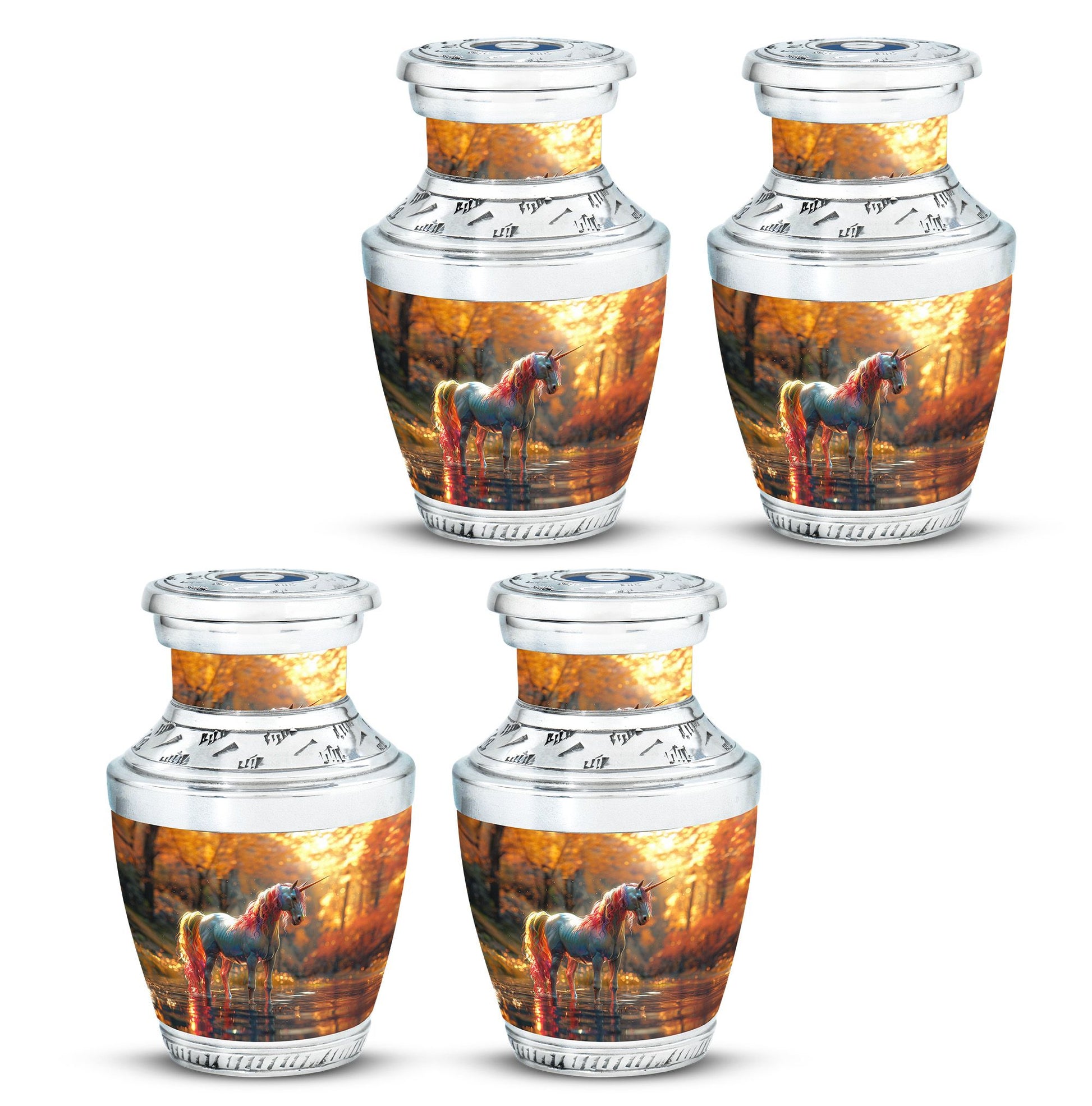 Autumn Magic Horse Cremation Urns For Human Ashes - Funeral Urns For Adult