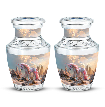 Personalized Unicorn Memorial Urn for Human Ashes - 10-inch, 200 cu in - Yatskia