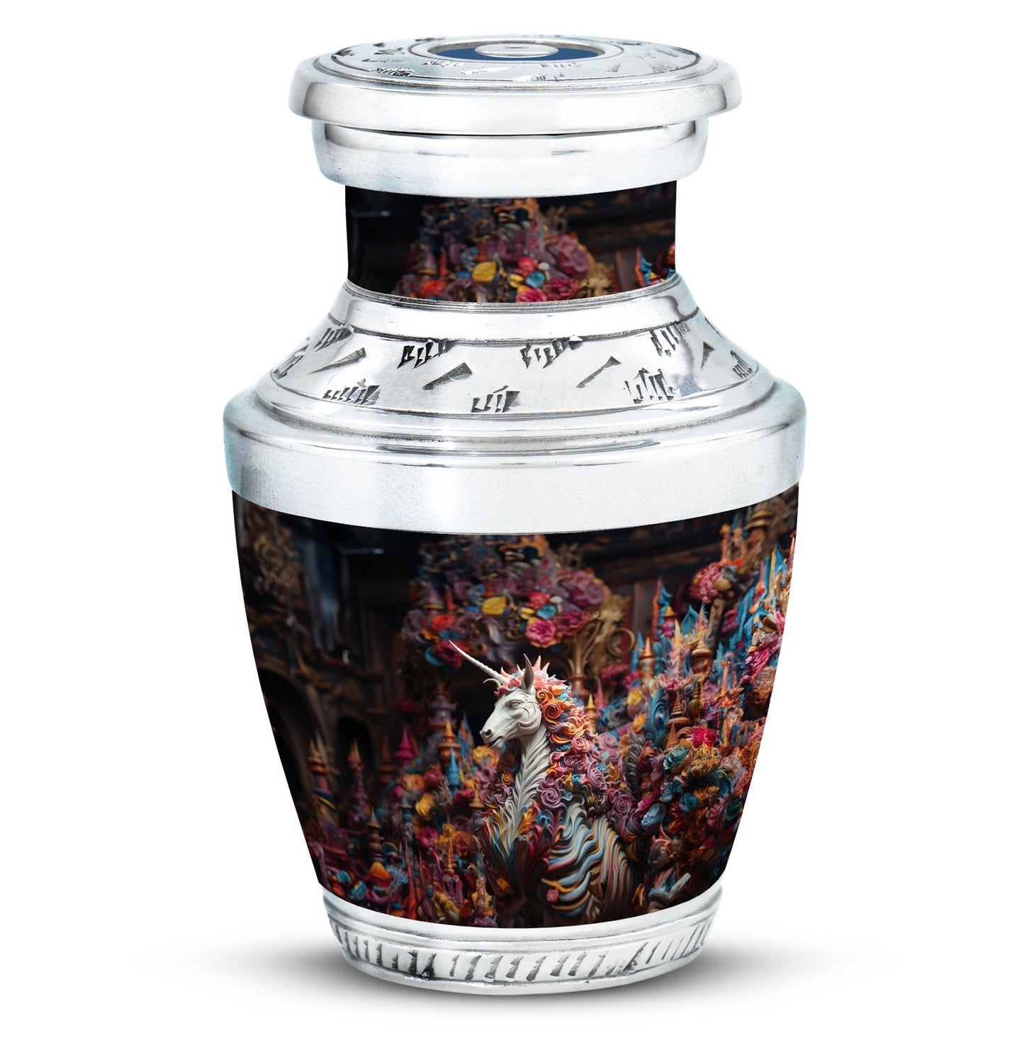 Personalized Horse Cremation Urn for Mom - 10-inch, 200 cu in - Yatskia