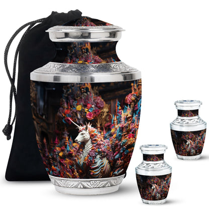 Personalized Horse Cremation Urn for Mom - 10-inch, 200 cu in - Yatskia