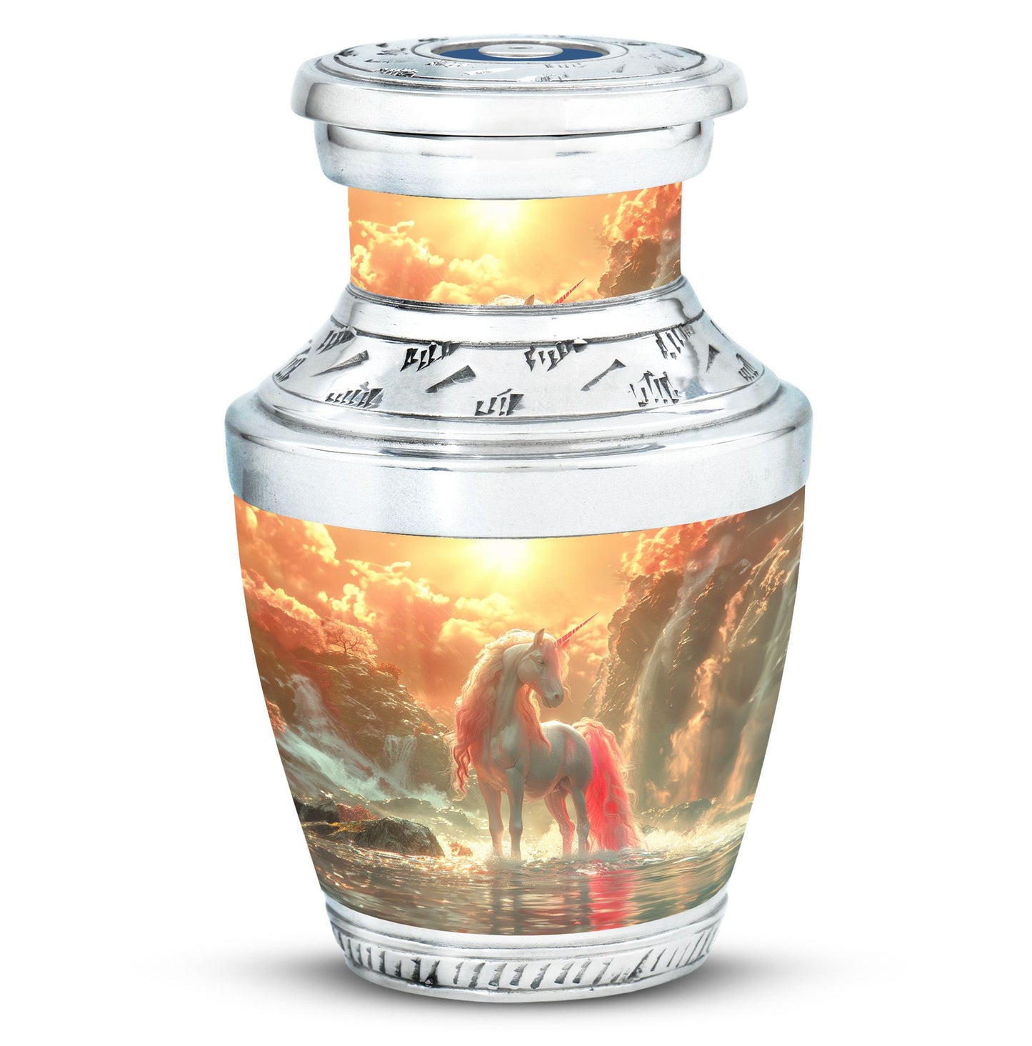Personalized Mother Memorial Urn for Mom - 10-inch, 200 cu in - Yatskia