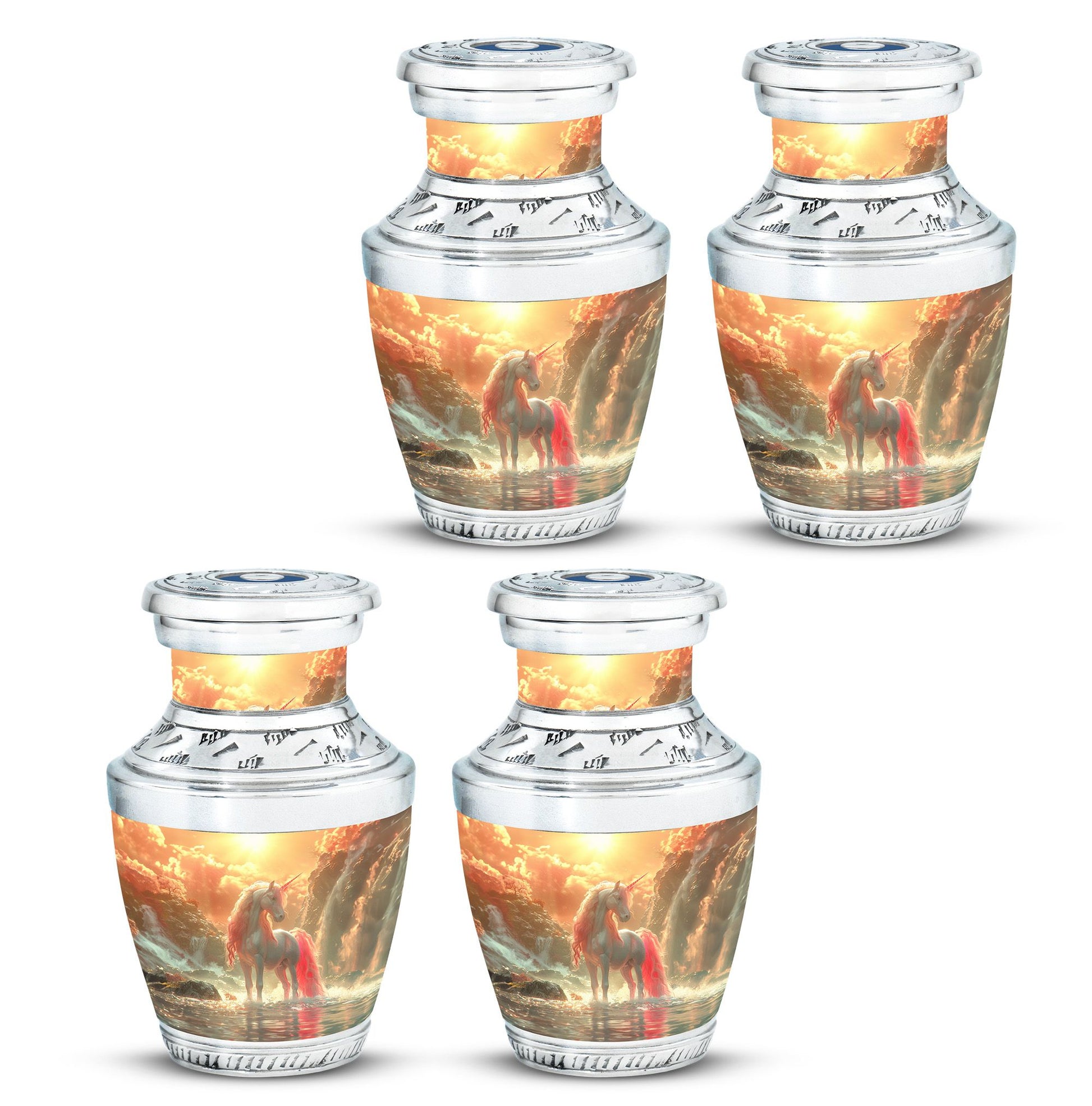 Mystical Dawn Unicorn Cremation Urns For Human Ashes - Large Urn For Mom